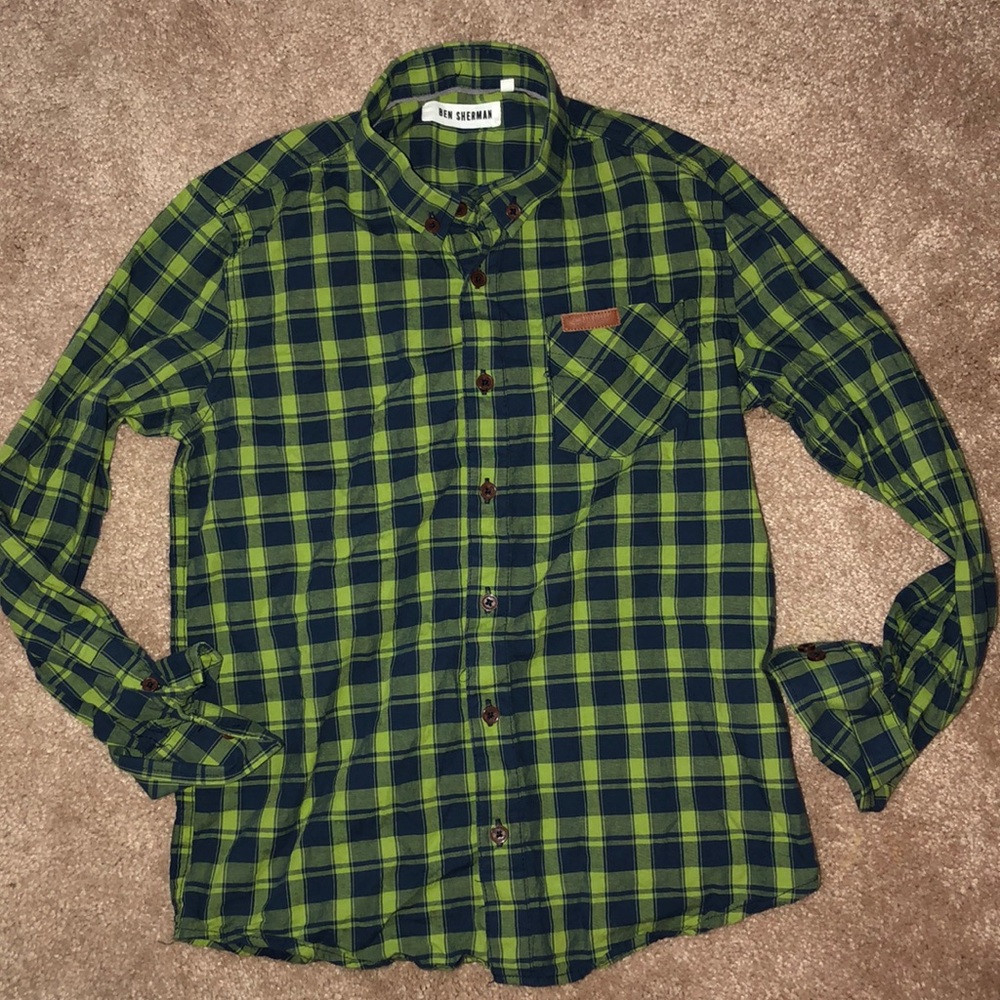 Boys Ben Sherman Button Down Sz 8/9